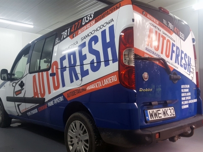 Oklejenie Fiata Doblo dla Auto Fresh w Mińsku Mazowieckim